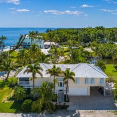 Ocean View Pool Home, Private Dock Access for Boat