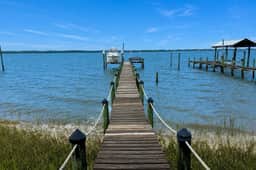 Dock, Boat Lift & Golf Cart on Alligator Point