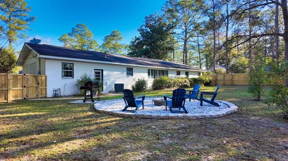Charming 4BR/2BA Home -Fenced Yard & Fireplace!